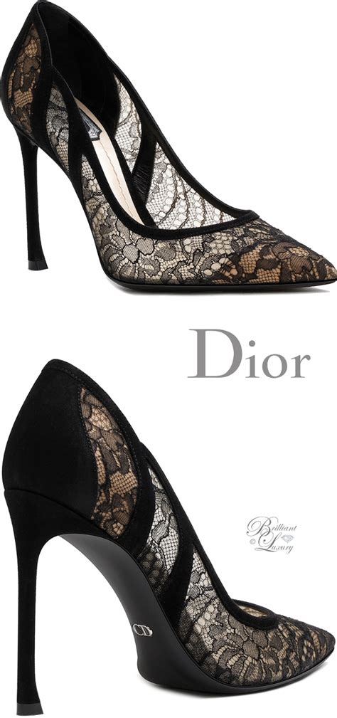 black lace dior heels|dior ladies heels.